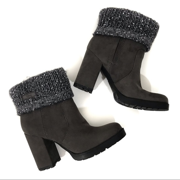 Circus by Sam Edelman grey sweater booties - Picture 3 of 7